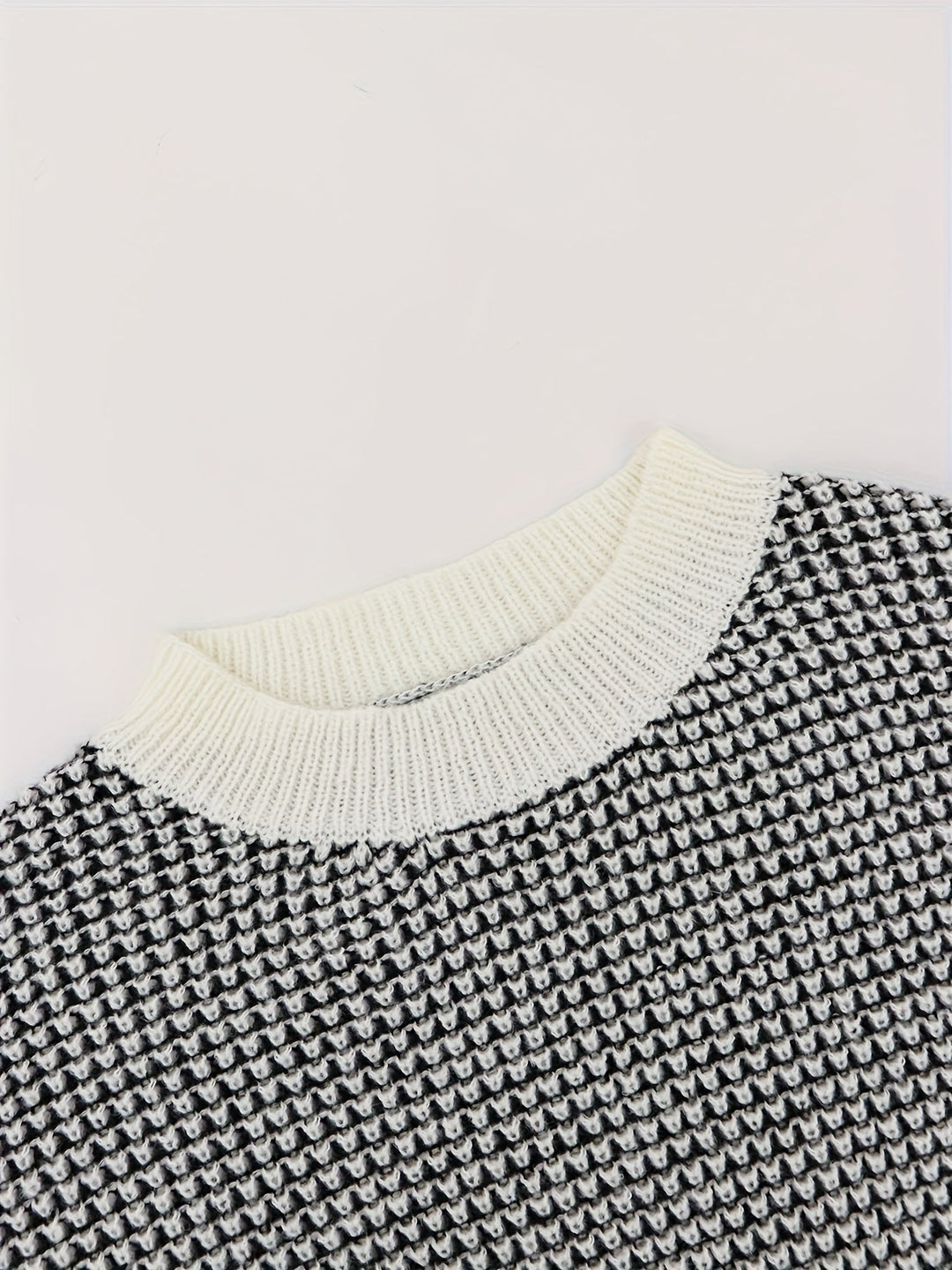 Bijou™ – Sweter dzianinowy dla kobiet z mankietami