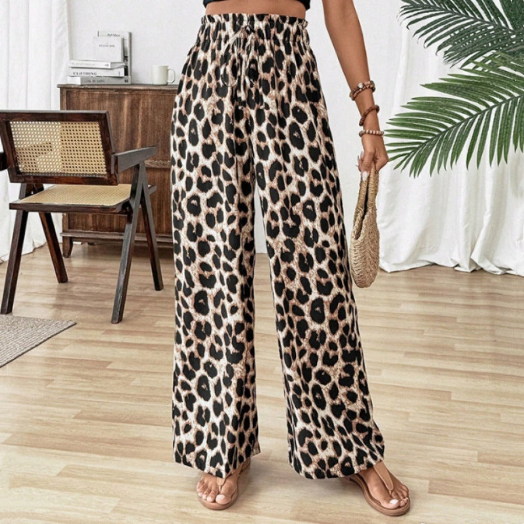 Camila™ - Casual damesbroek met luipaardprint