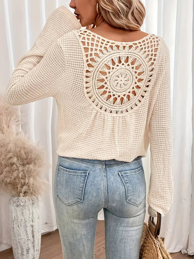 Belen™ - Elegante blouse in Ibiza-stijl met V-halslijn