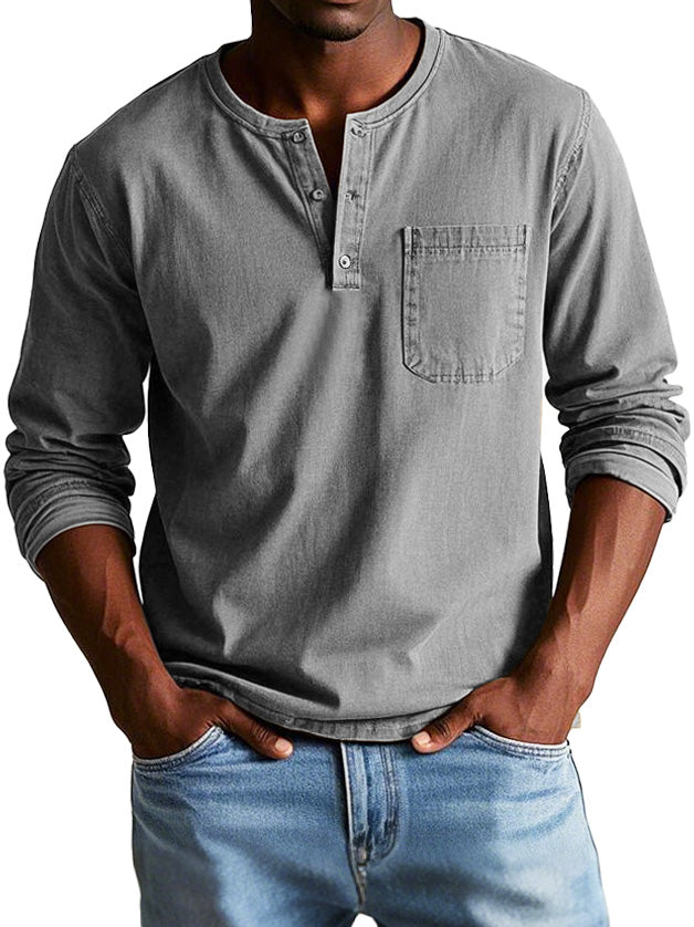 Jules™ - Vintage overhemd met lange mouwen