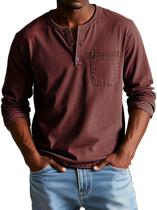 Jules™ - Vintage overhemd met lange mouwen