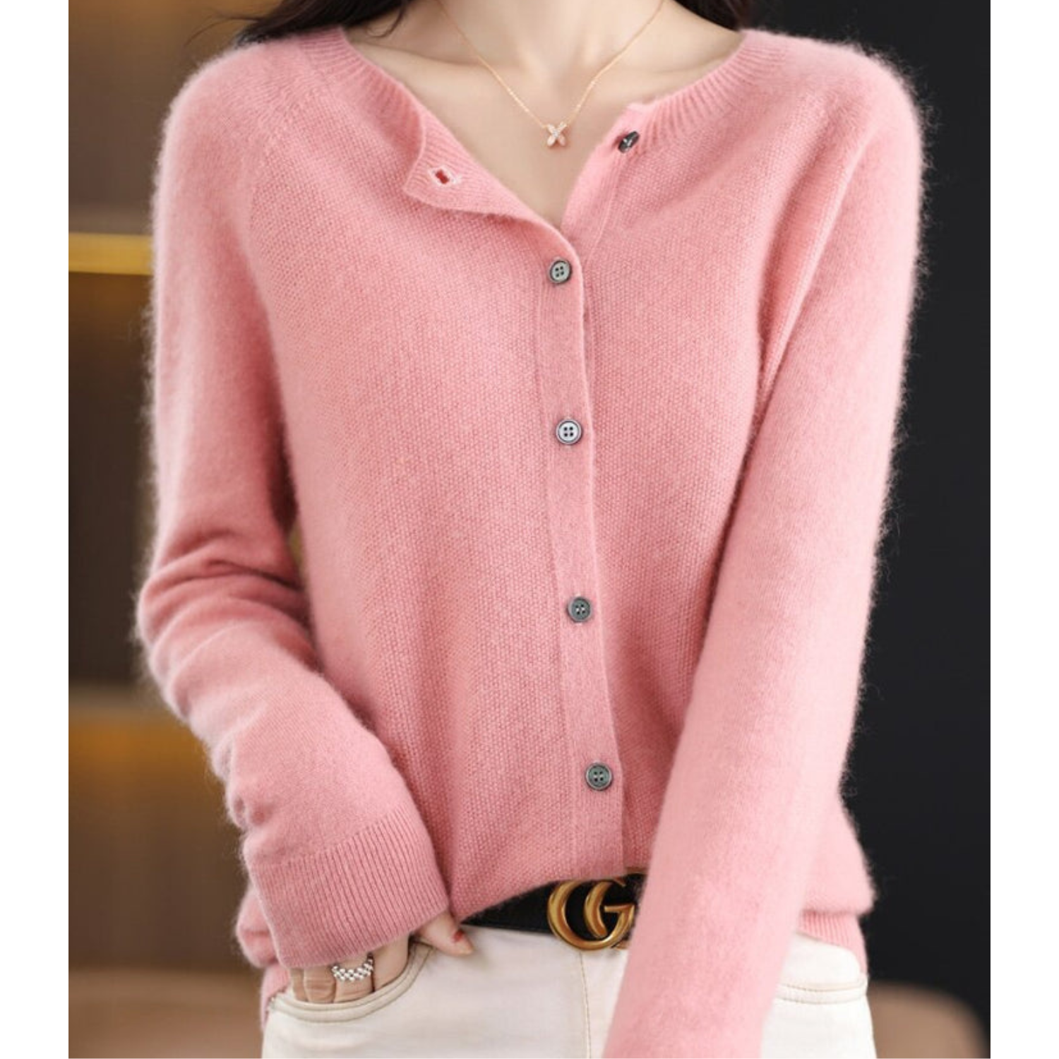 Elyse™ - Merino Wol Cardigan