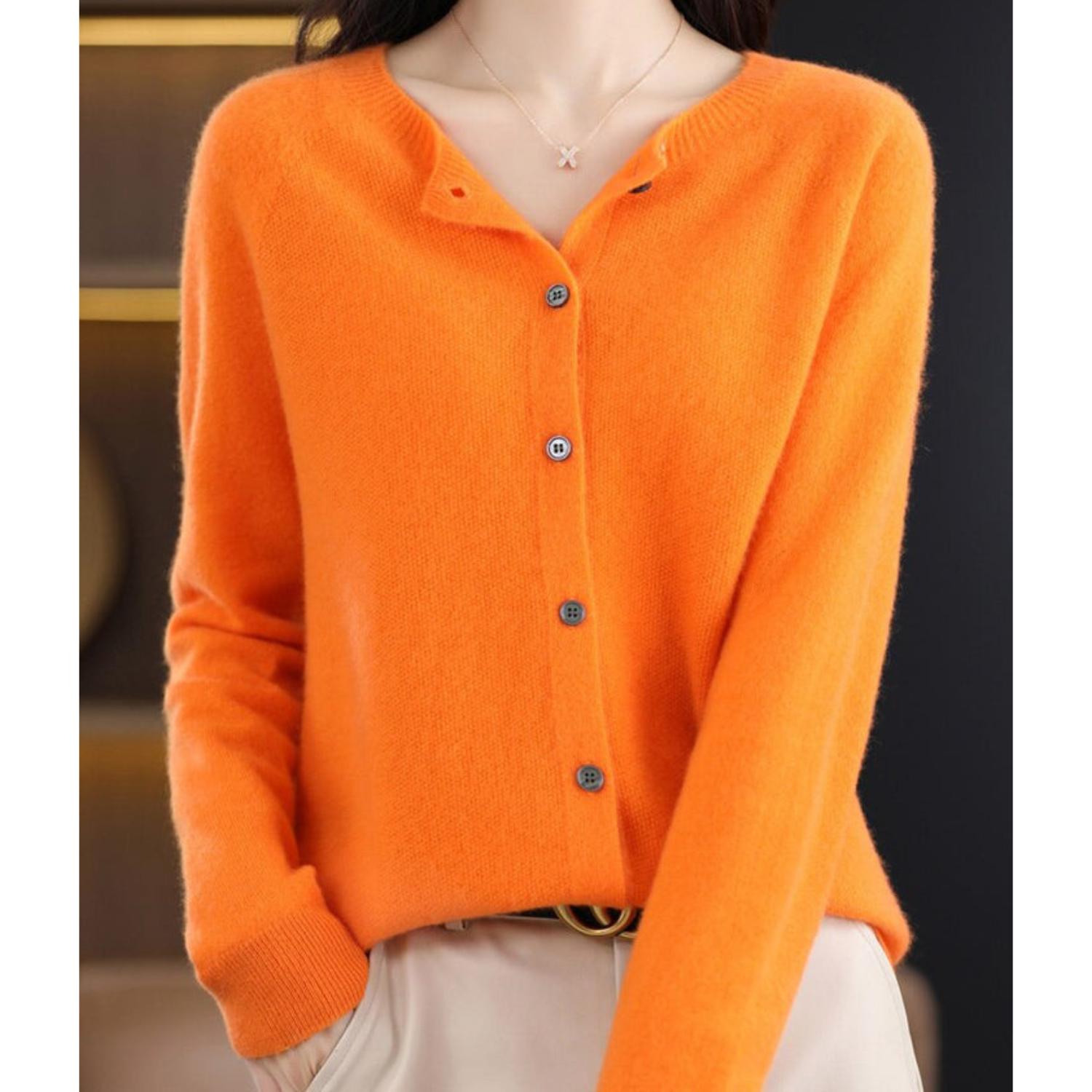 Elyse™ - Merino Wol Cardigan