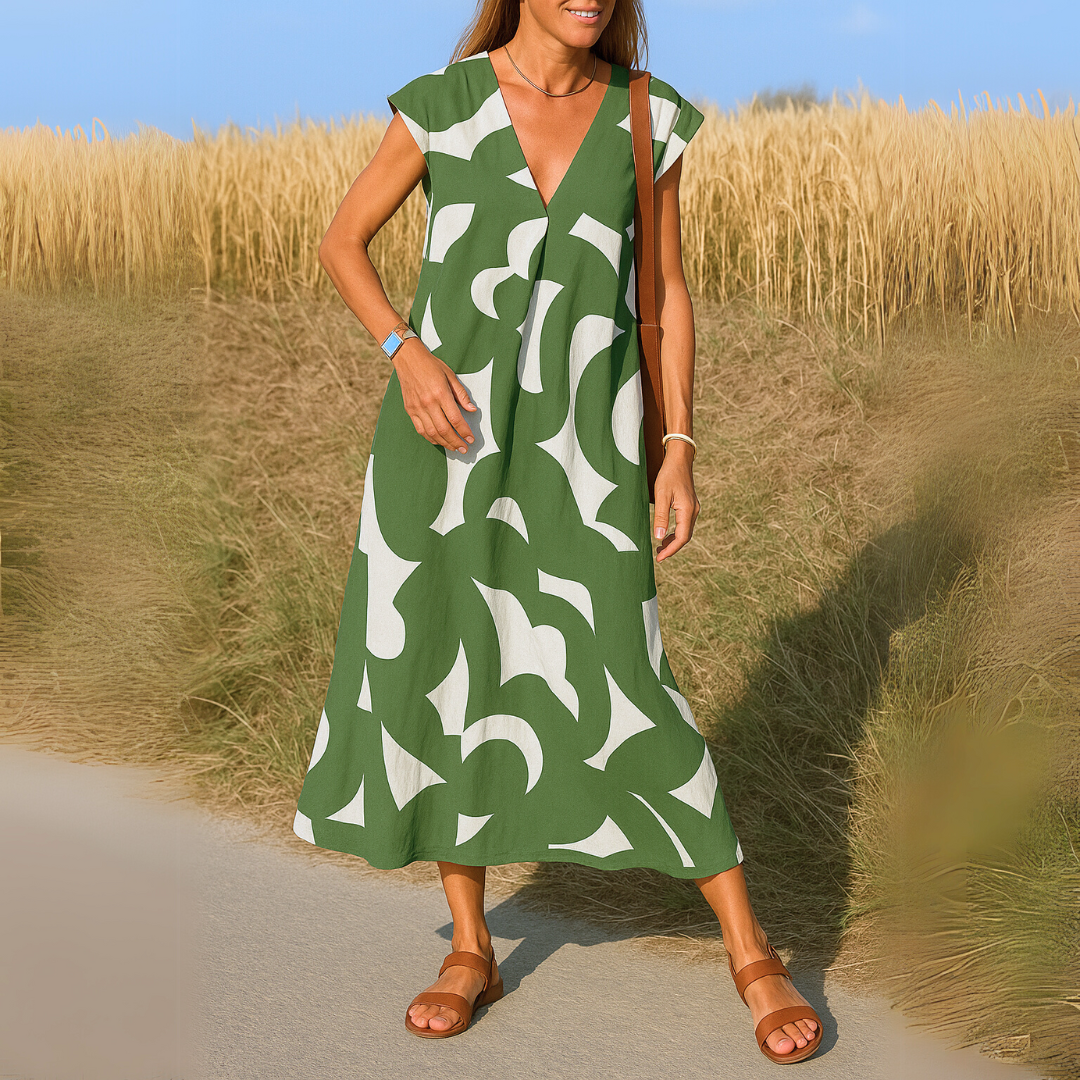 Veerle™ - V-loops jurk