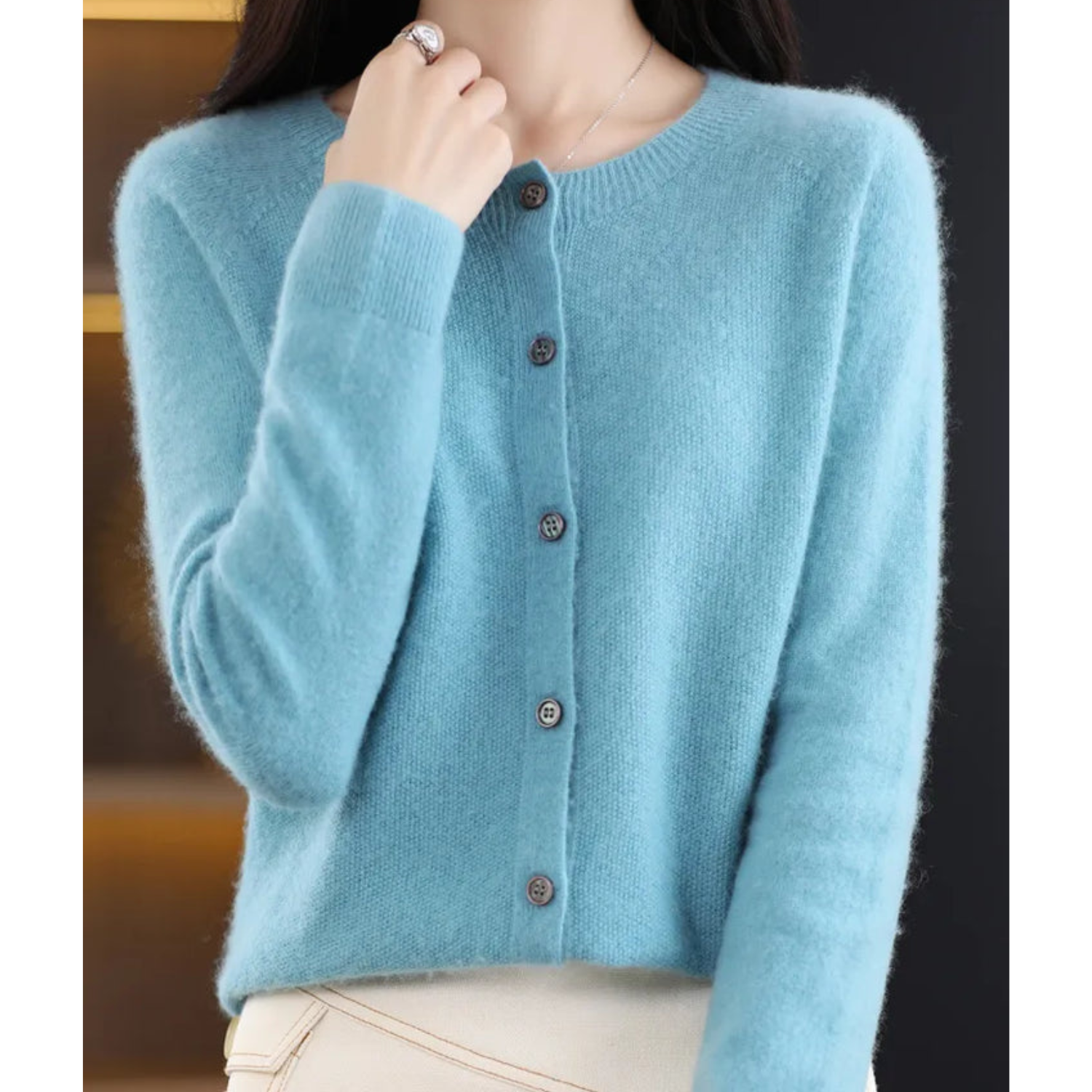 Elyse™ - Merino Wol Cardigan
