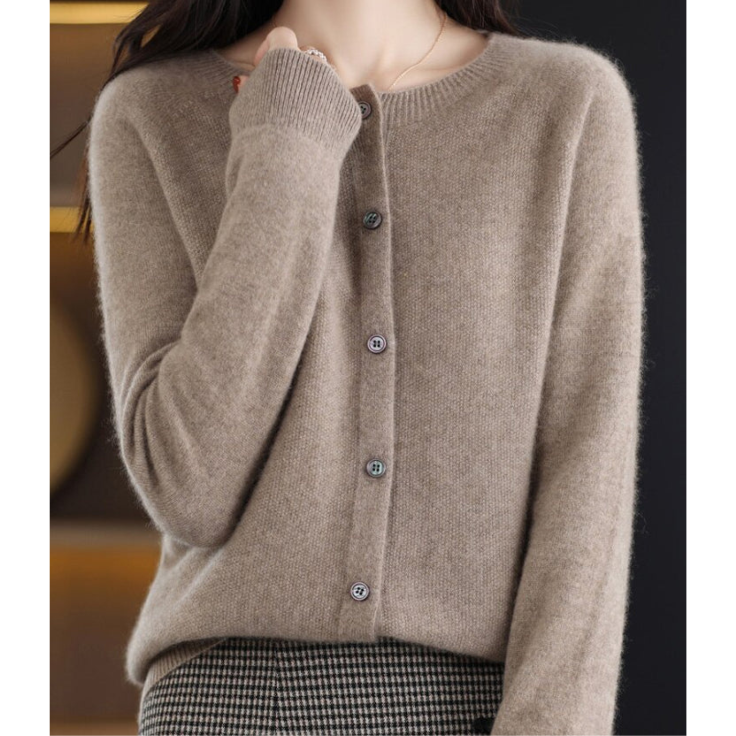 Elyse™ - Merino Wol Cardigan