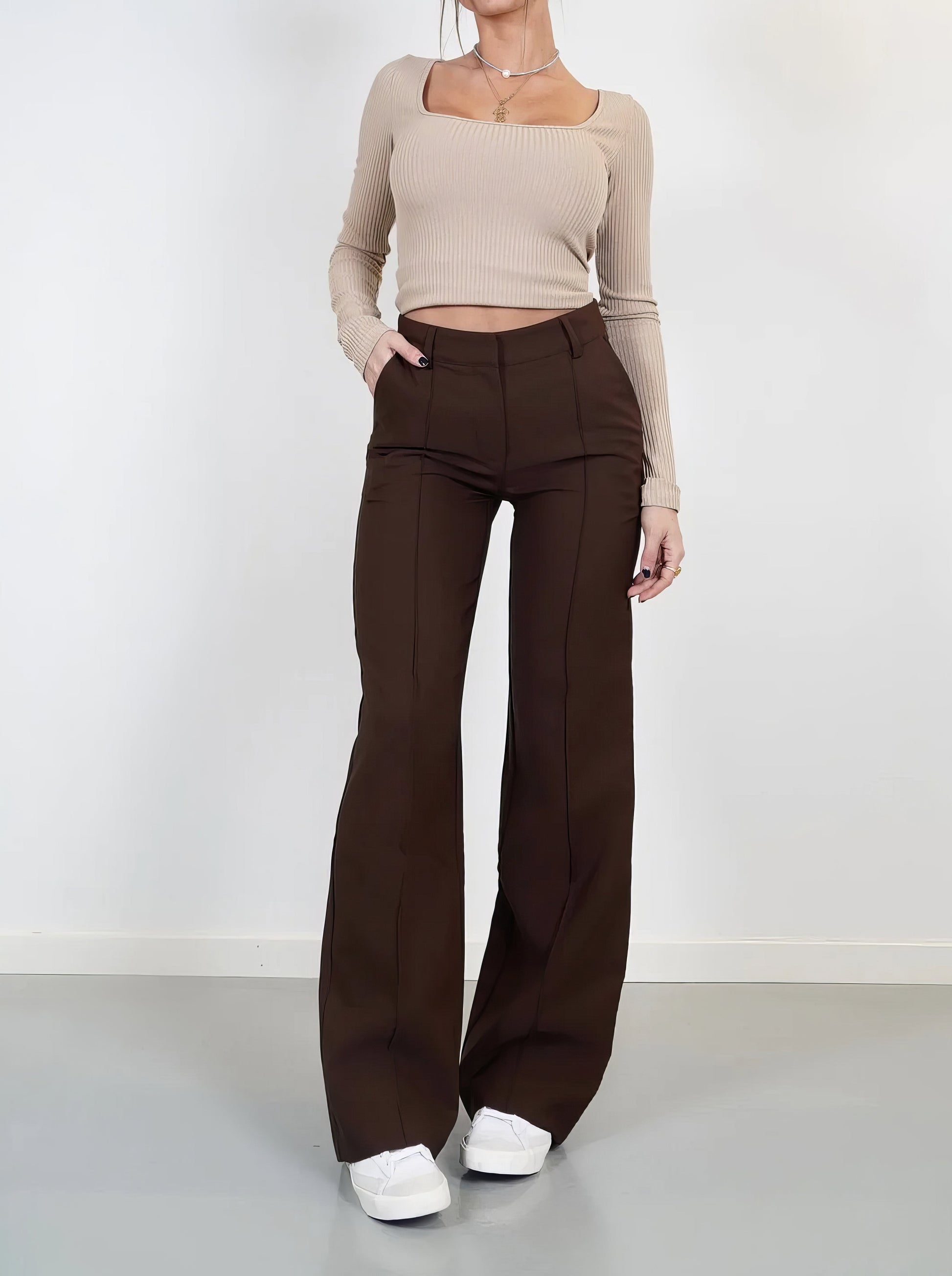Helga™ - Comfortabele broek met wijde pijpen