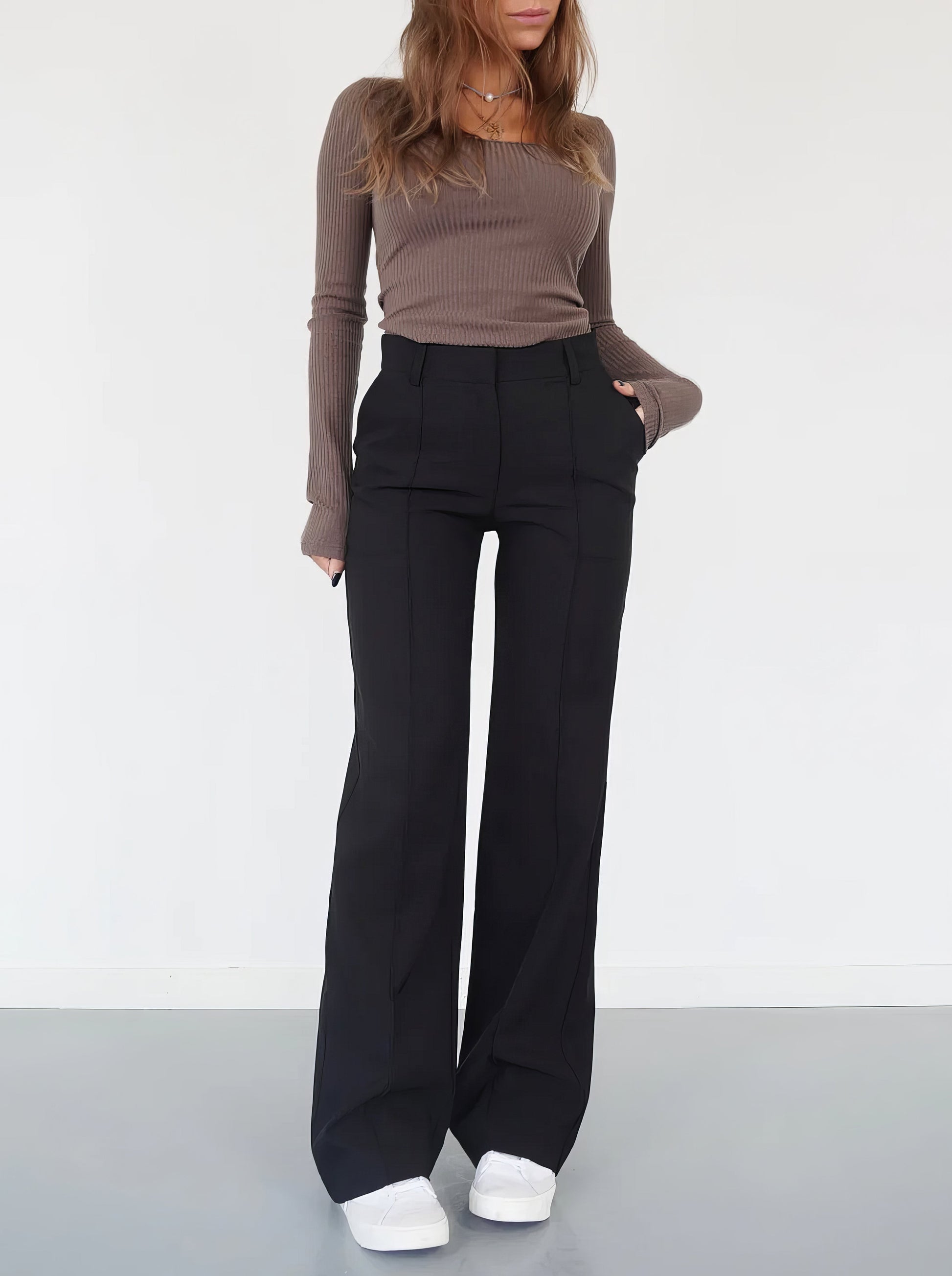 Helga™ - Comfortabele broek met wijde pijpen