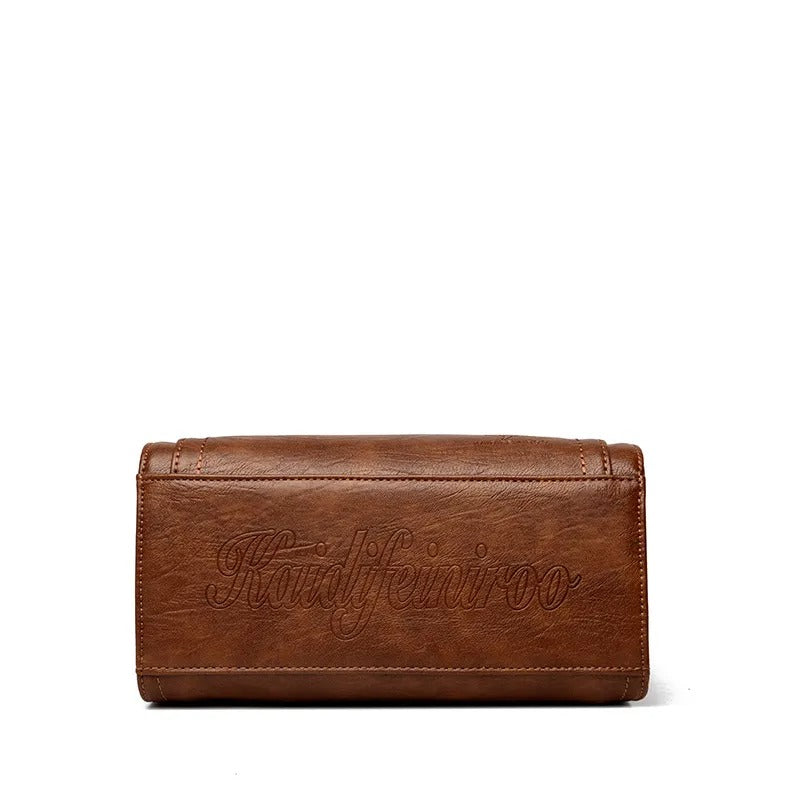 Juliette™ - Dames schoudertas van synthetisch leer met metallic details