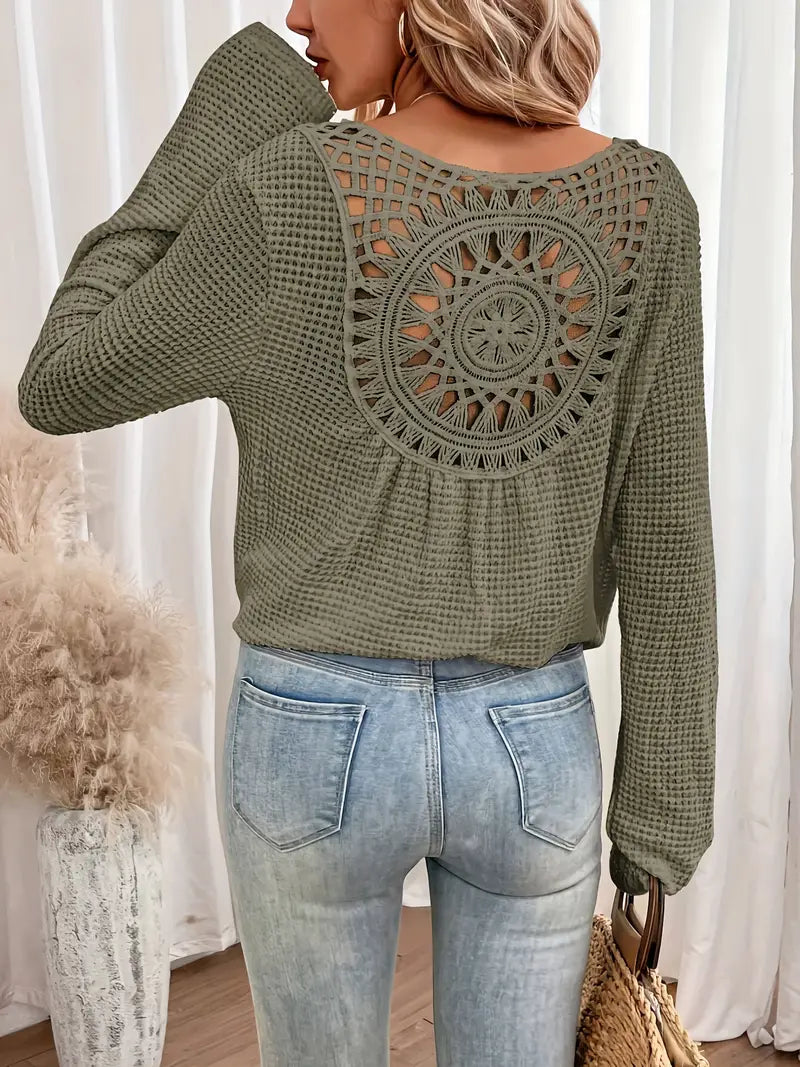 Belen™ - Elegante blouse in Ibiza-stijl met V-halslijn