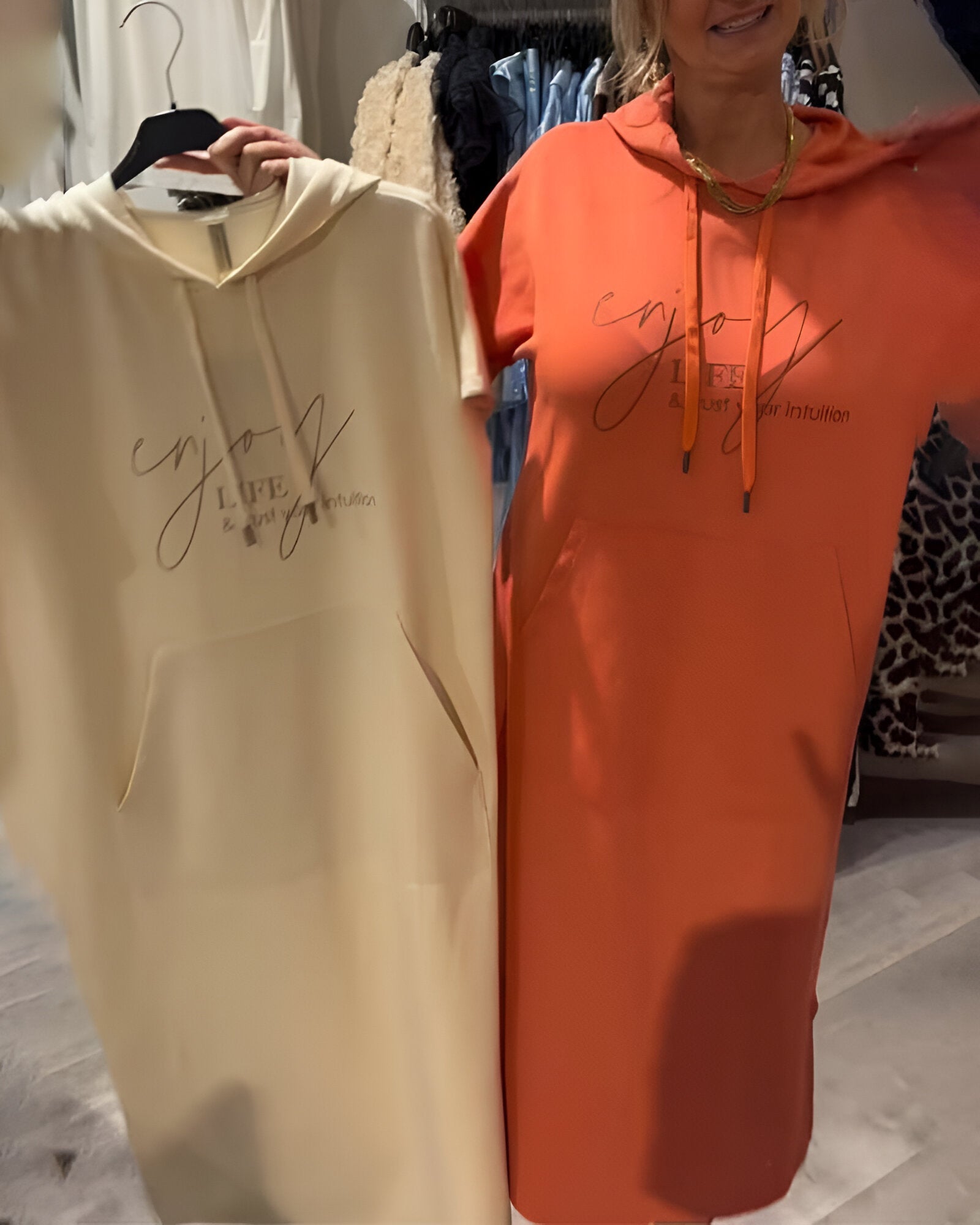 Tess™ - Casual Hoodie Jurk