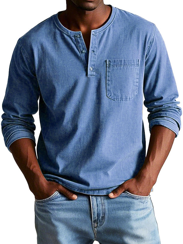 Jules™ - Vintage overhemd met lange mouwen