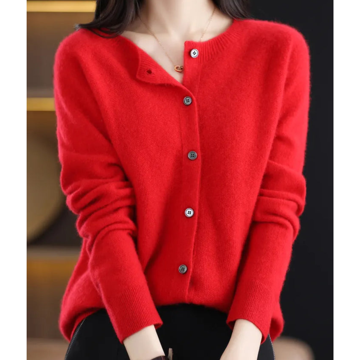 Elyse™ - Merino Wol Cardigan