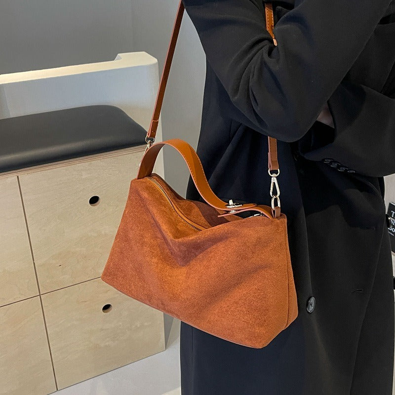 Maëlle™ - Zacht suède schoudertas in retrostijl voor dames