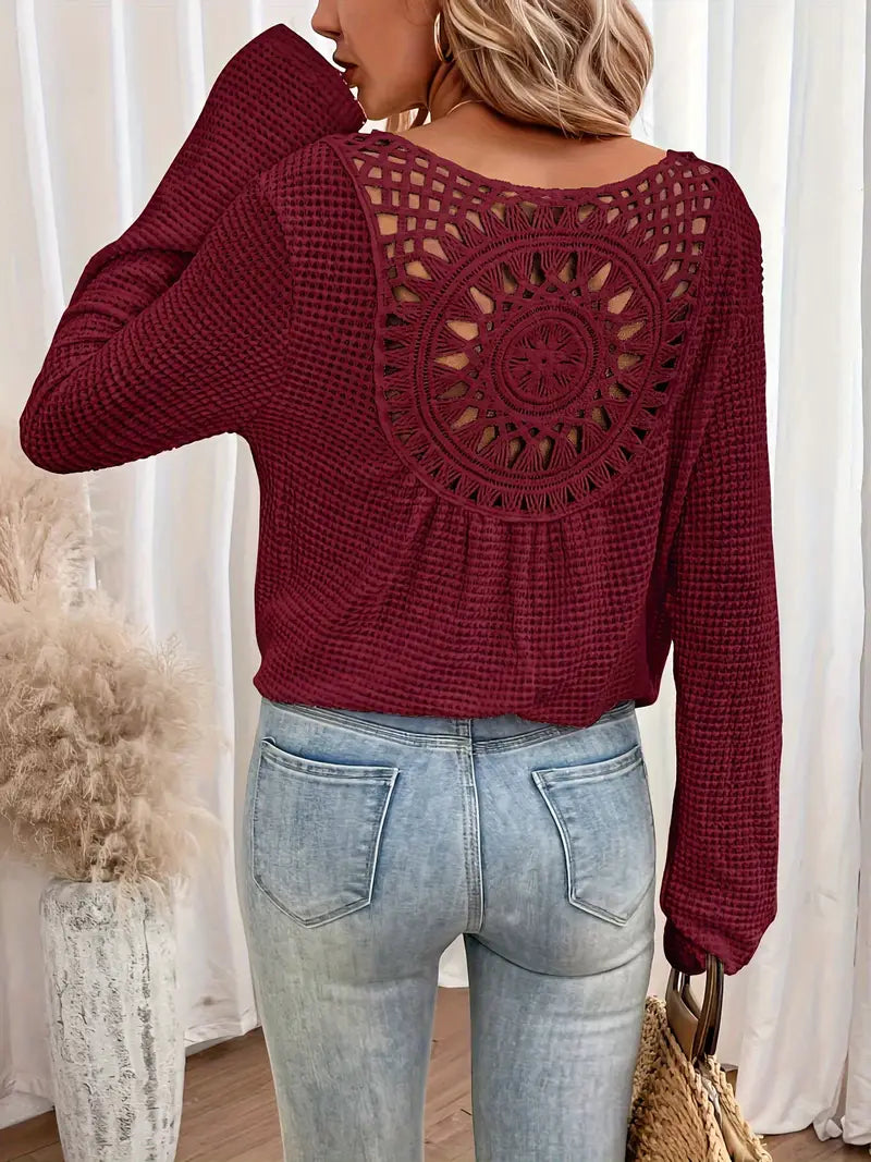 Belen™ - Elegante blouse in Ibiza-stijl met V-halslijn