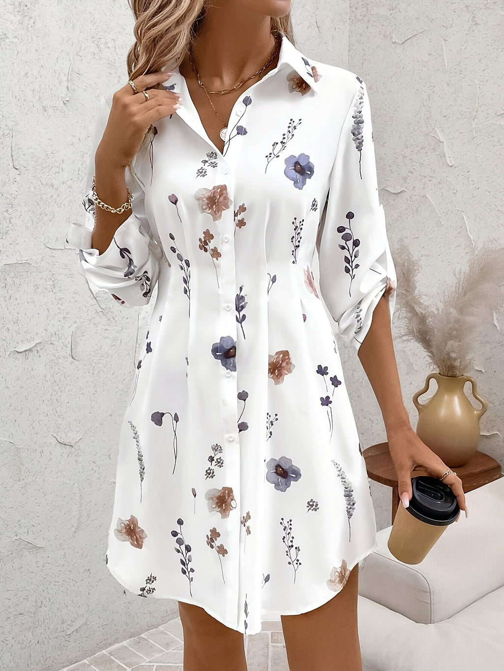 Maaike™ - Elegante Bloemenjurk