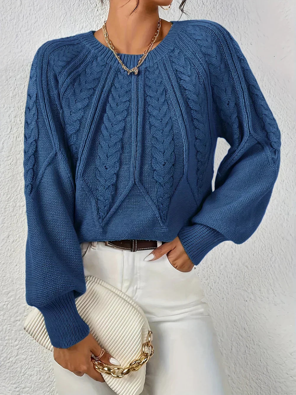 Cezanne™ – sweter z bufiastymi rękawami dla kobiet
