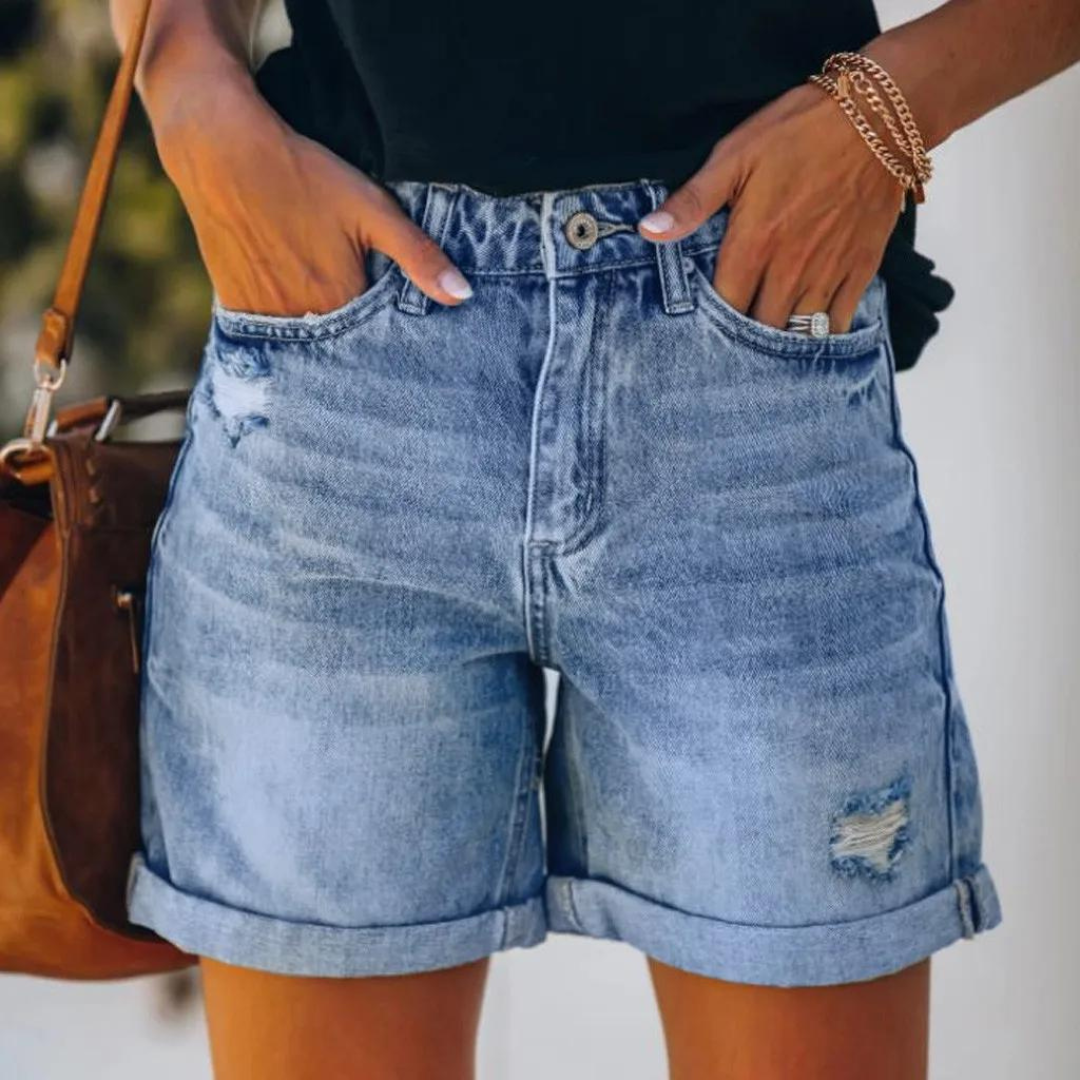 Claudia™ - Stretchy denim dames short