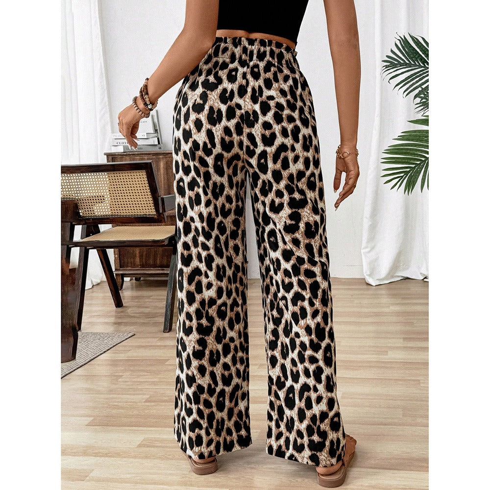 Camila™ - Casual damesbroek met luipaardprint