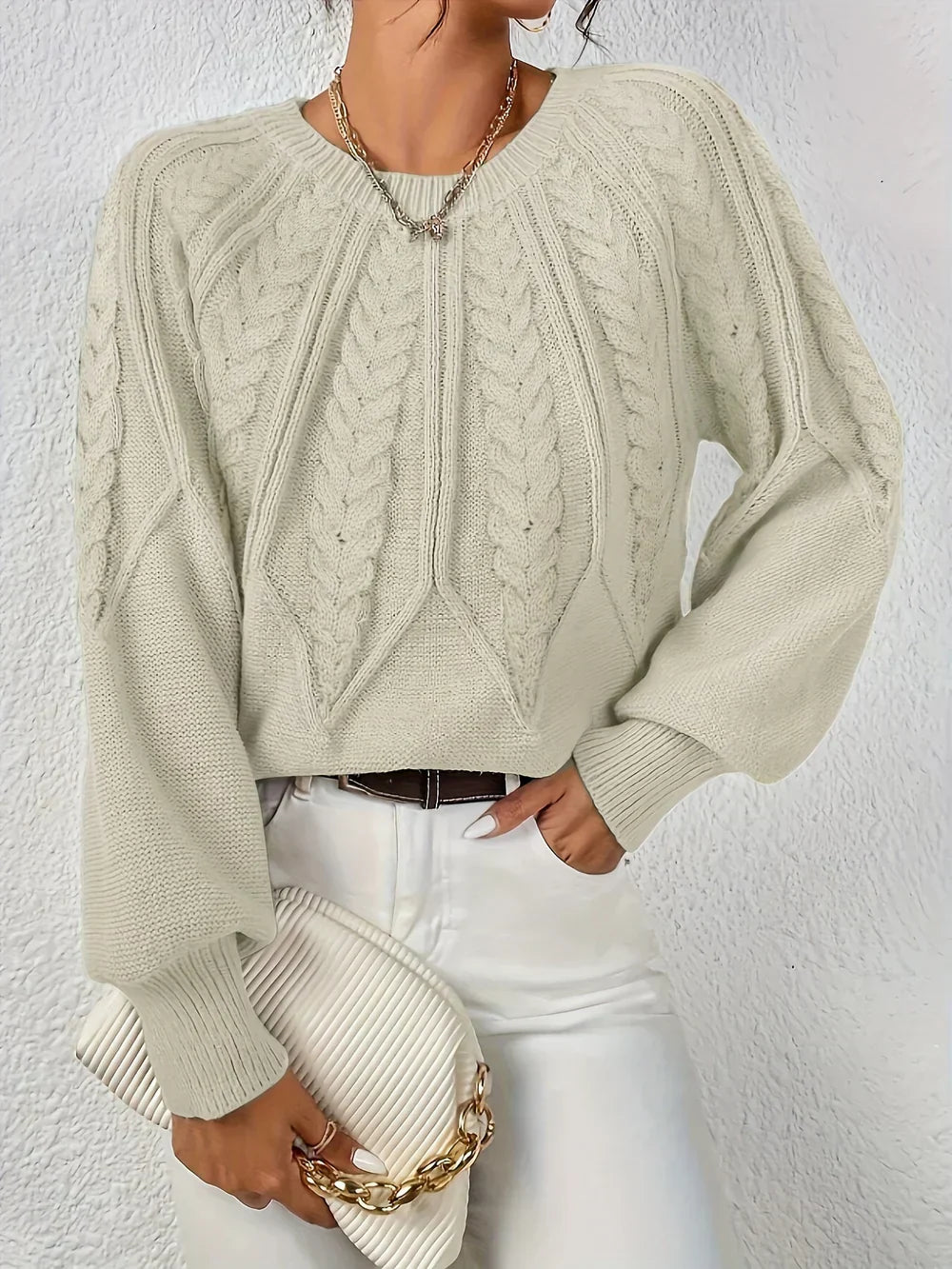 Cezanne™ – sweter z bufiastymi rękawami dla kobiet
