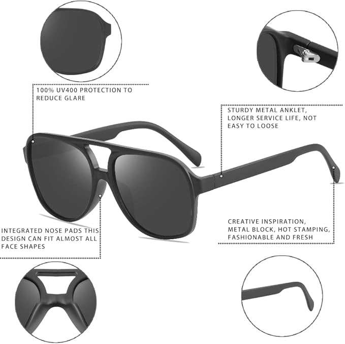 Indy™ - Retro Aviator Zonnebril