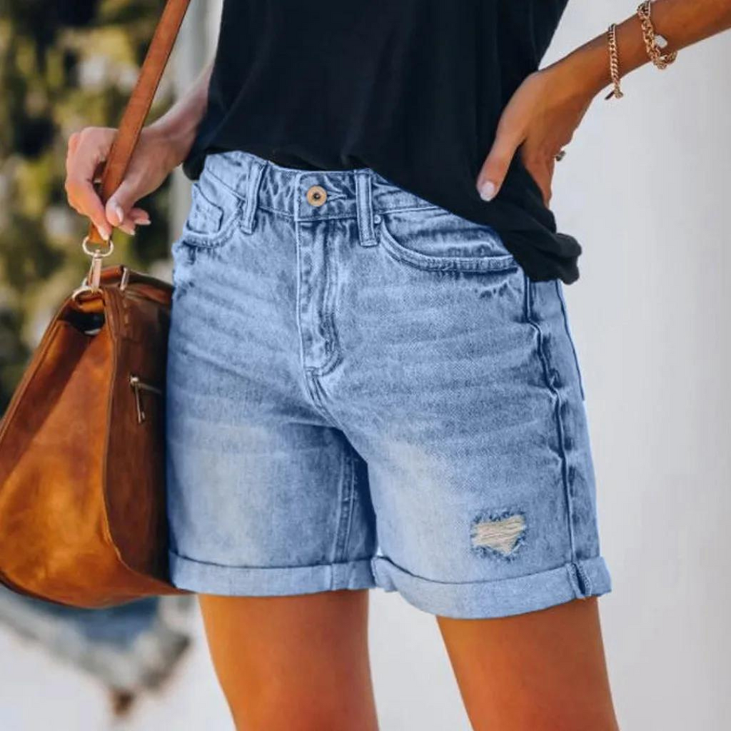 Claudia™ - Stretchy denim dames short