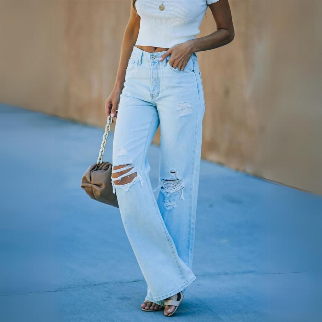 Bibi™ - Trendy flaired denimjeans