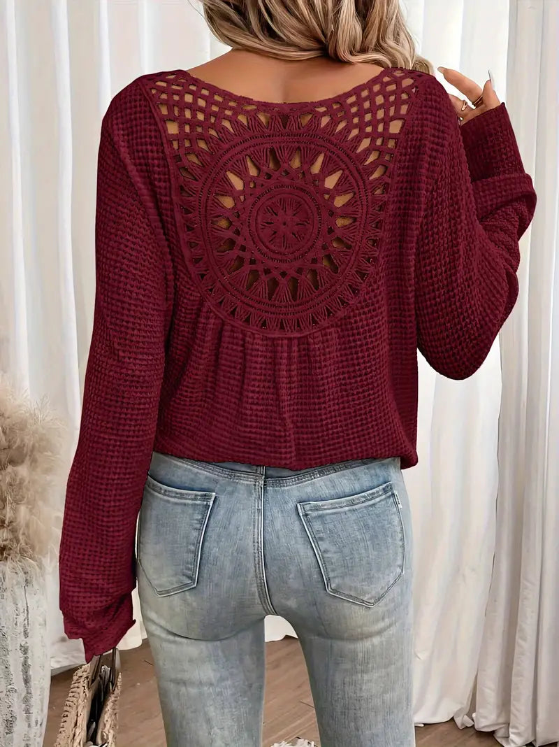 Belen™ - Elegante blouse in Ibiza-stijl met V-halslijn