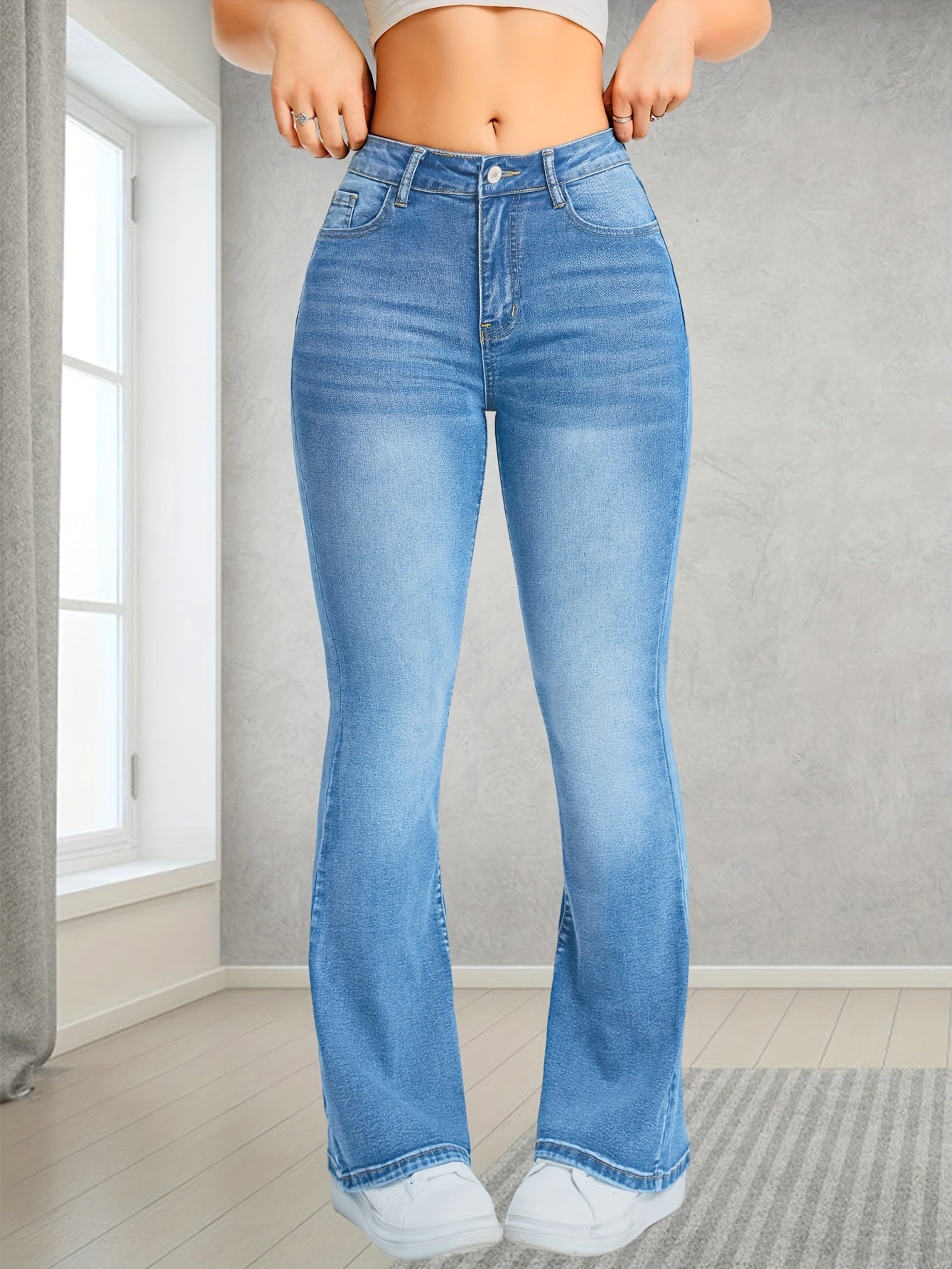 Marigold™ - Casual Bootcut Jeans met hoge taille