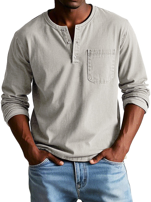 Jules™ - Vintage overhemd met lange mouwen