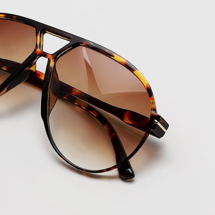 Amara™ - Retro Oversized Aviator Zonnebril