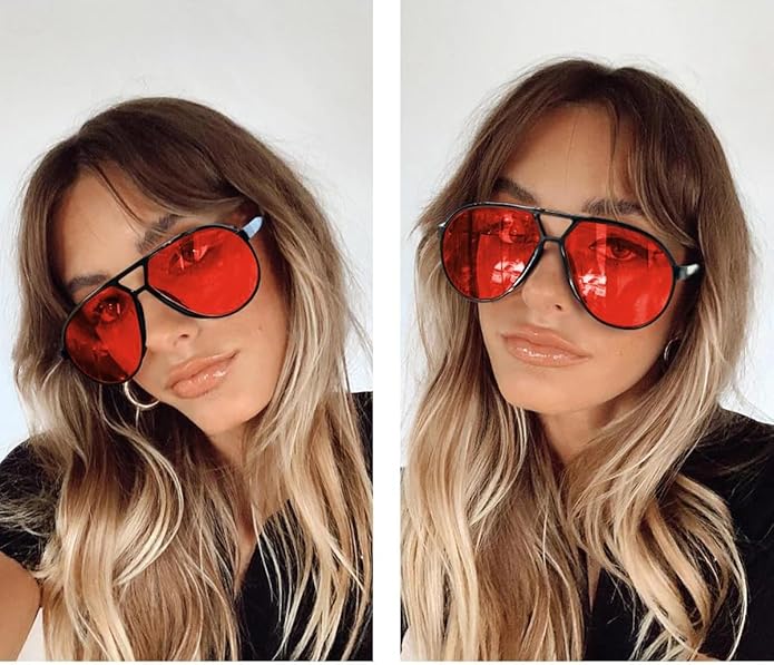 Amara™ - Retro Oversized Aviator Zonnebril