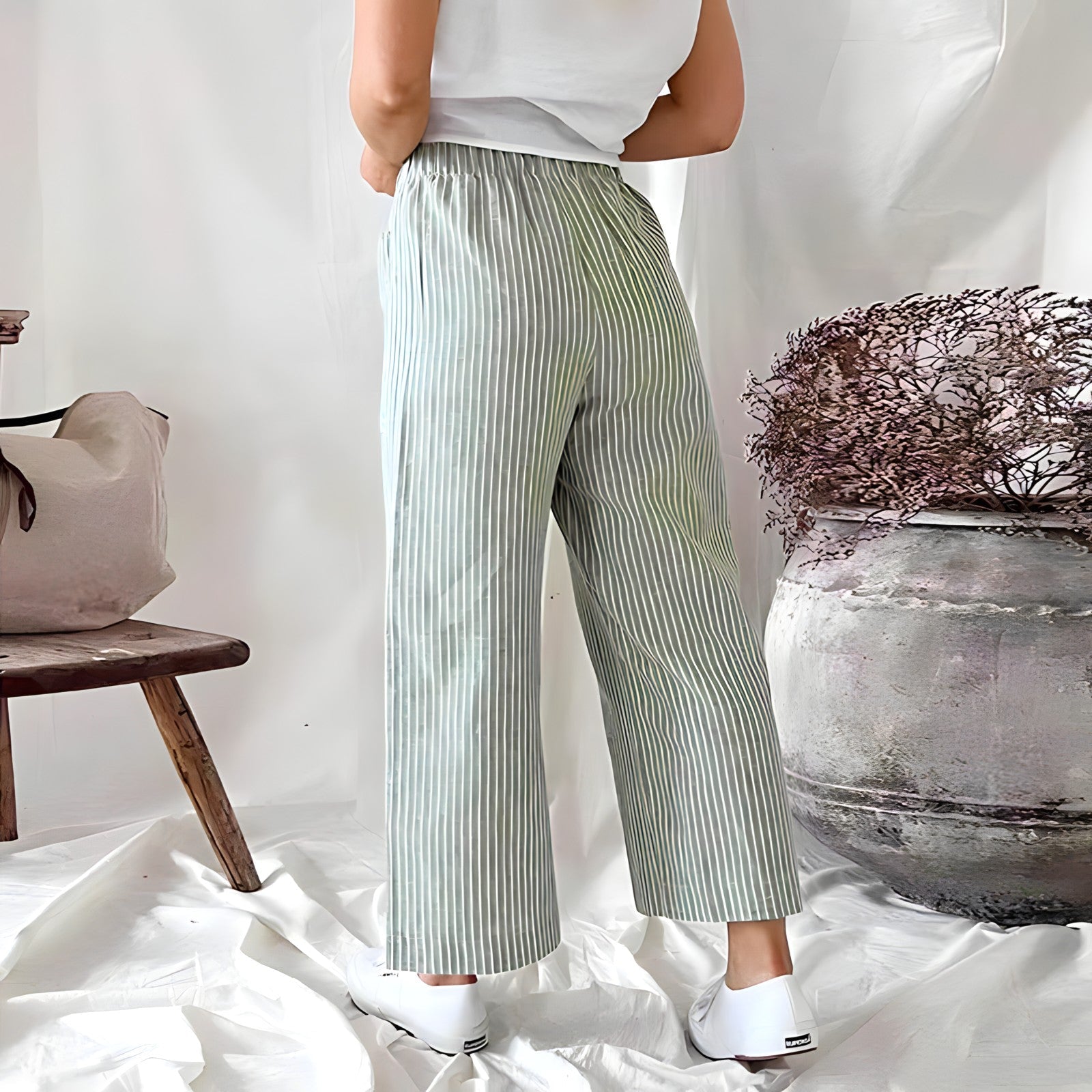 Leonie™ - Comfortabele Gestreepte Broek