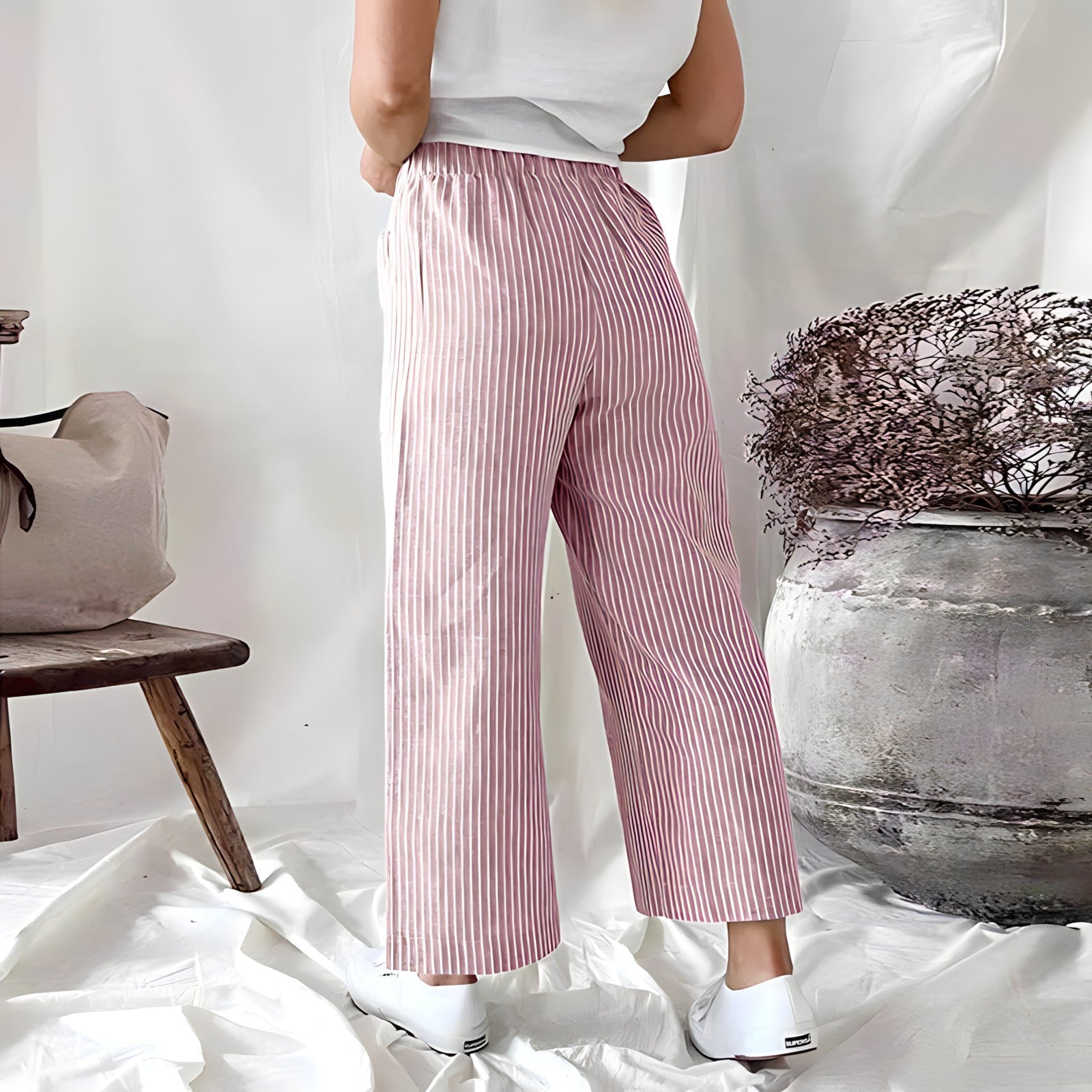 Leonie™ - Comfortabele Gestreepte Broek