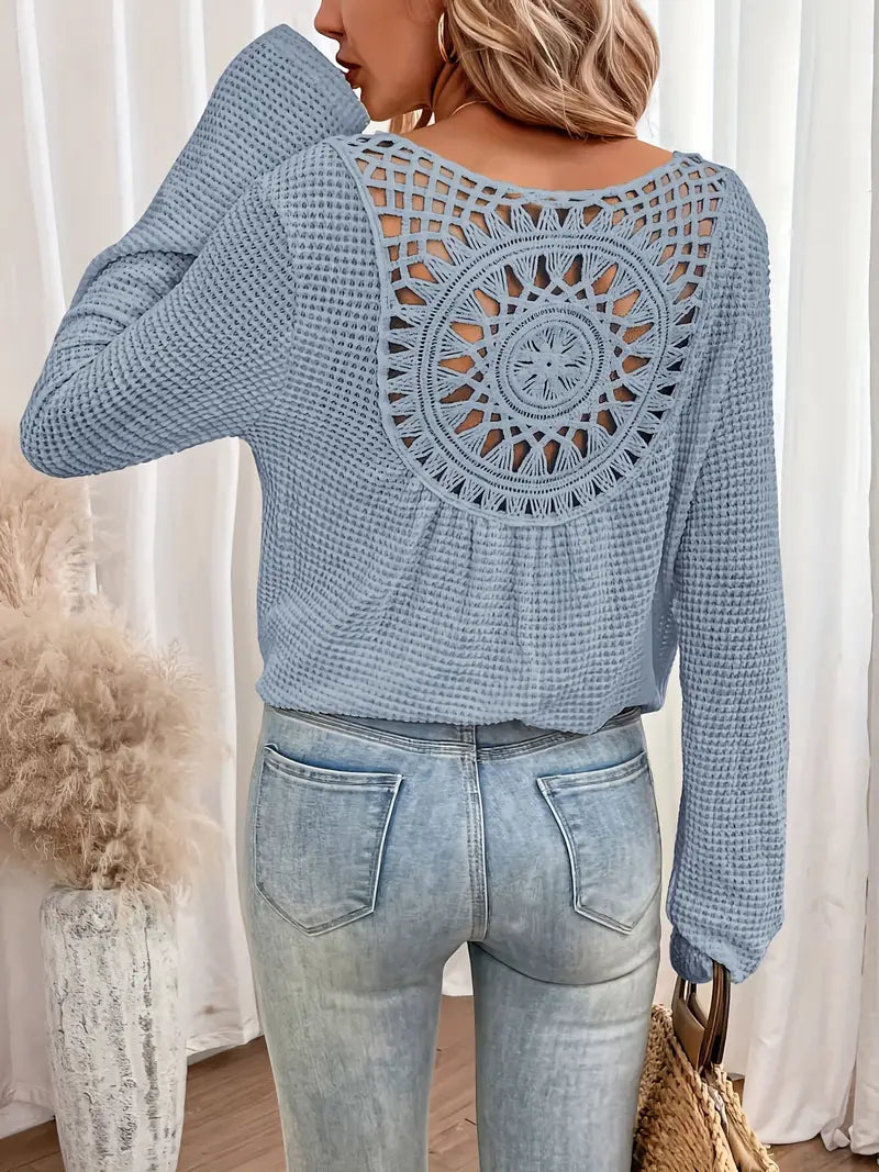 Belen™ - Elegante blouse in Ibiza-stijl met V-halslijn