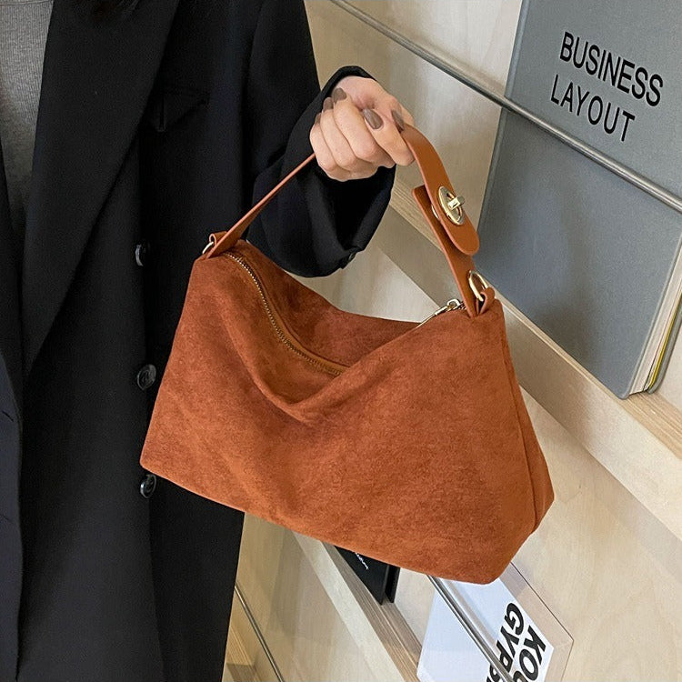 Maëlle™ - Zacht suède schoudertas in retrostijl voor dames