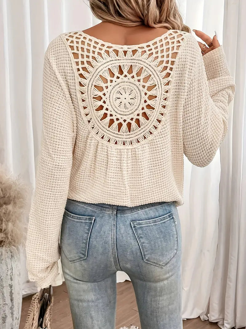 Belen™ - Elegante blouse in Ibiza-stijl met V-halslijn