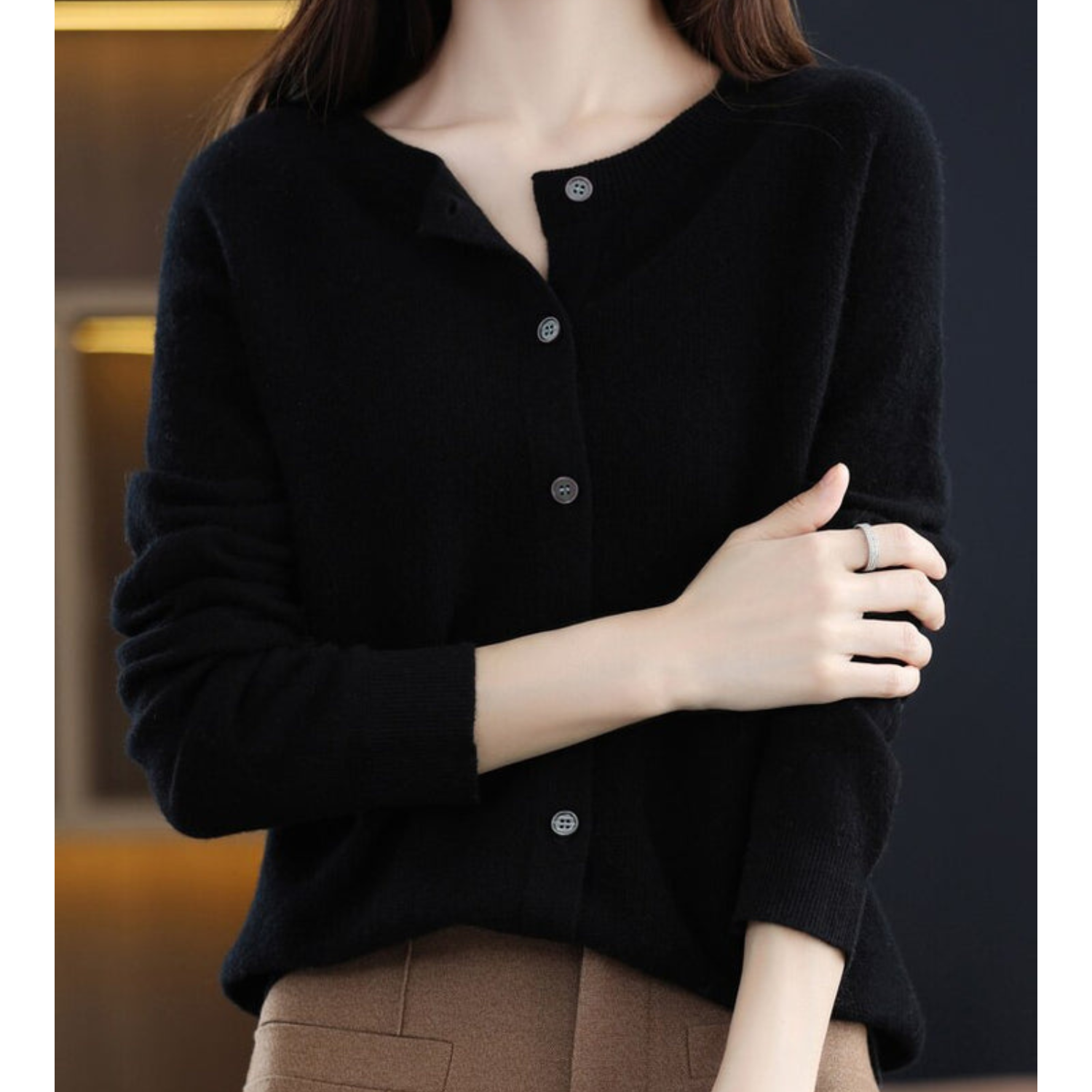 Elyse™ - Merino Wol Cardigan