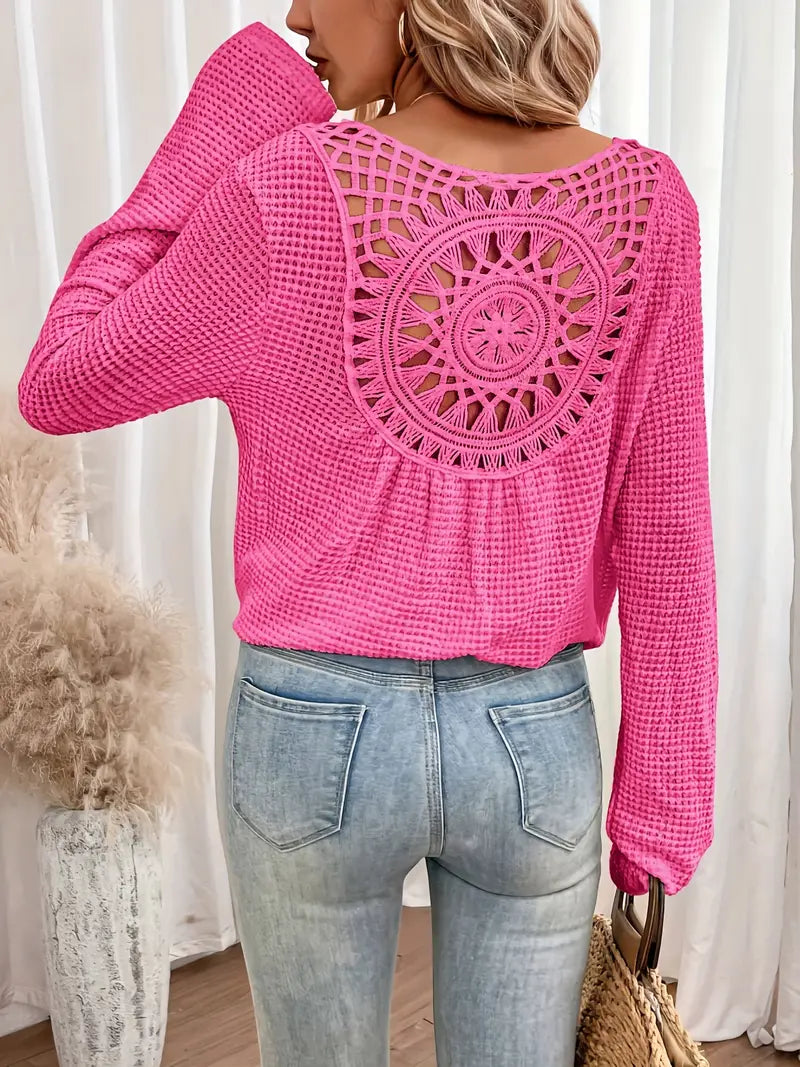 Belen™ - Elegante blouse in Ibiza-stijl met V-halslijn