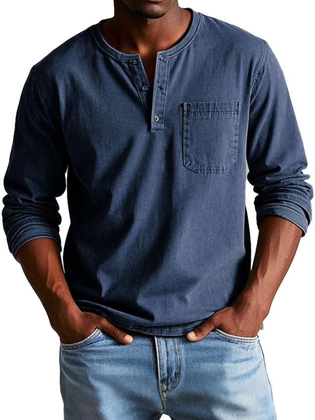 Jules™ - Vintage overhemd met lange mouwen