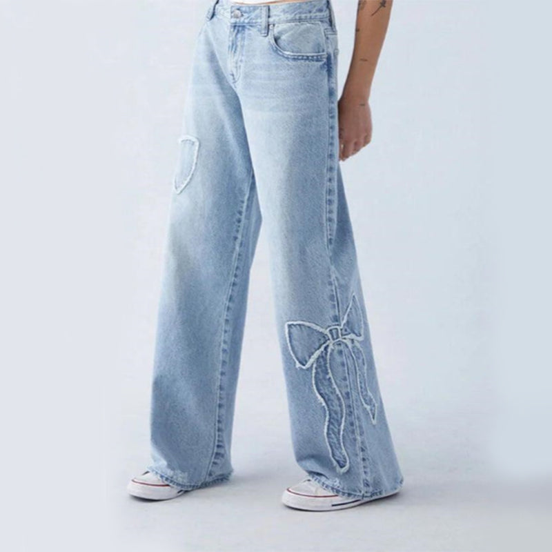 Yen™ - Straatontwerp vlinderjeans