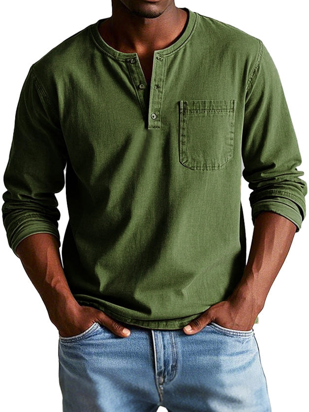 Jules™ - Vintage overhemd met lange mouwen