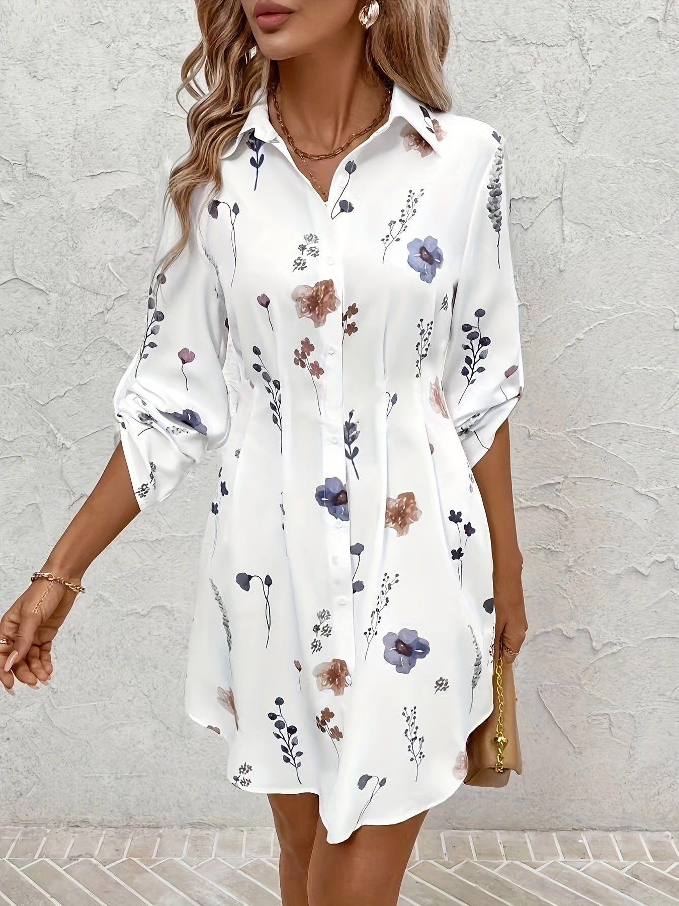 Maaike™ - Elegante Bloemenjurk