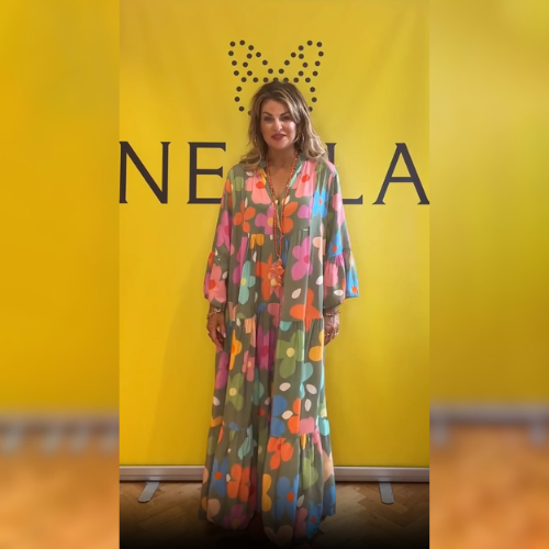 Elena™ - Elegante bloemenjurk