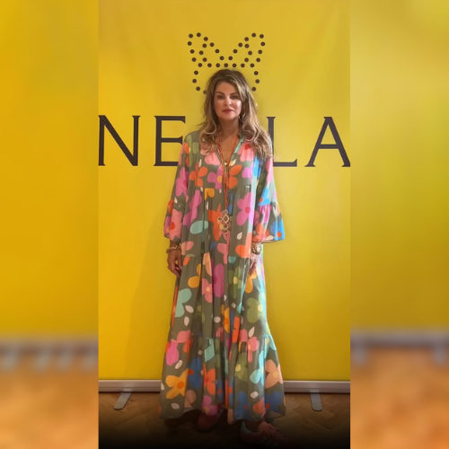 Elena™ - Elegancka sukienka w kwiaty