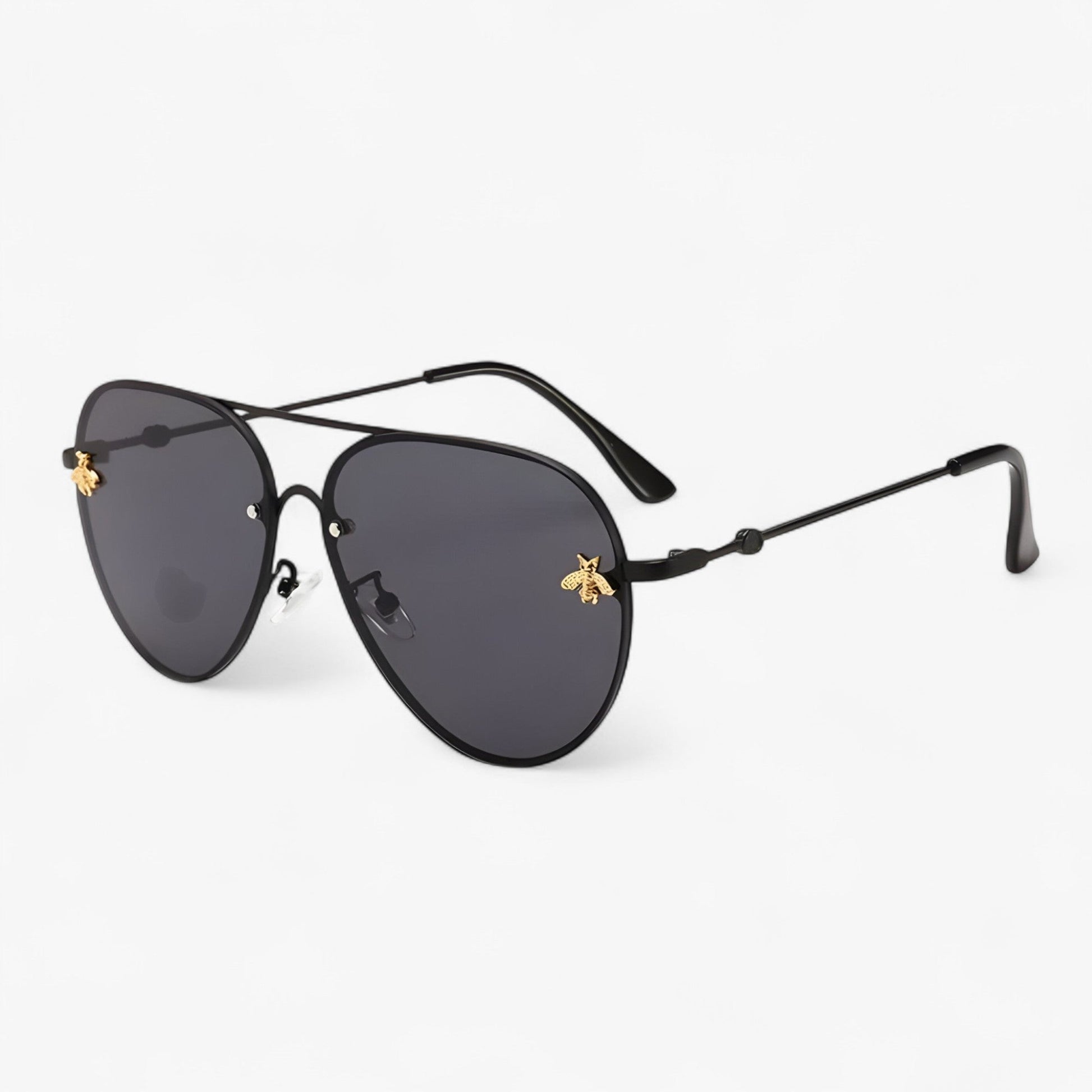 Halcyon™ - Vintage Piloten Zonnebril met Bijendetail