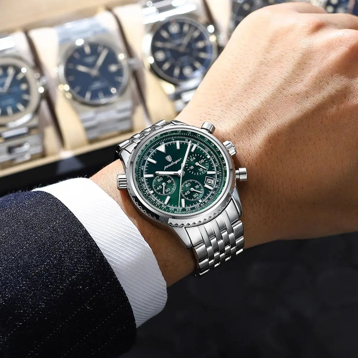 Poedagar™ - Luxe chronograaf