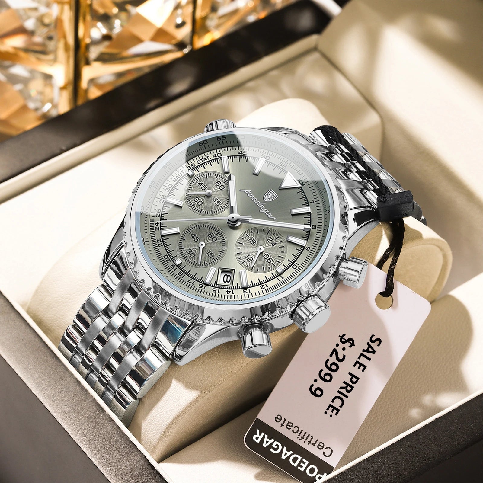 Poedagar™ - Luxe chronograaf