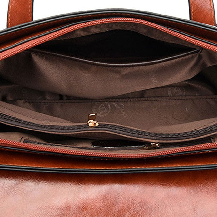 Marie™ - Caley Premium lederen tas