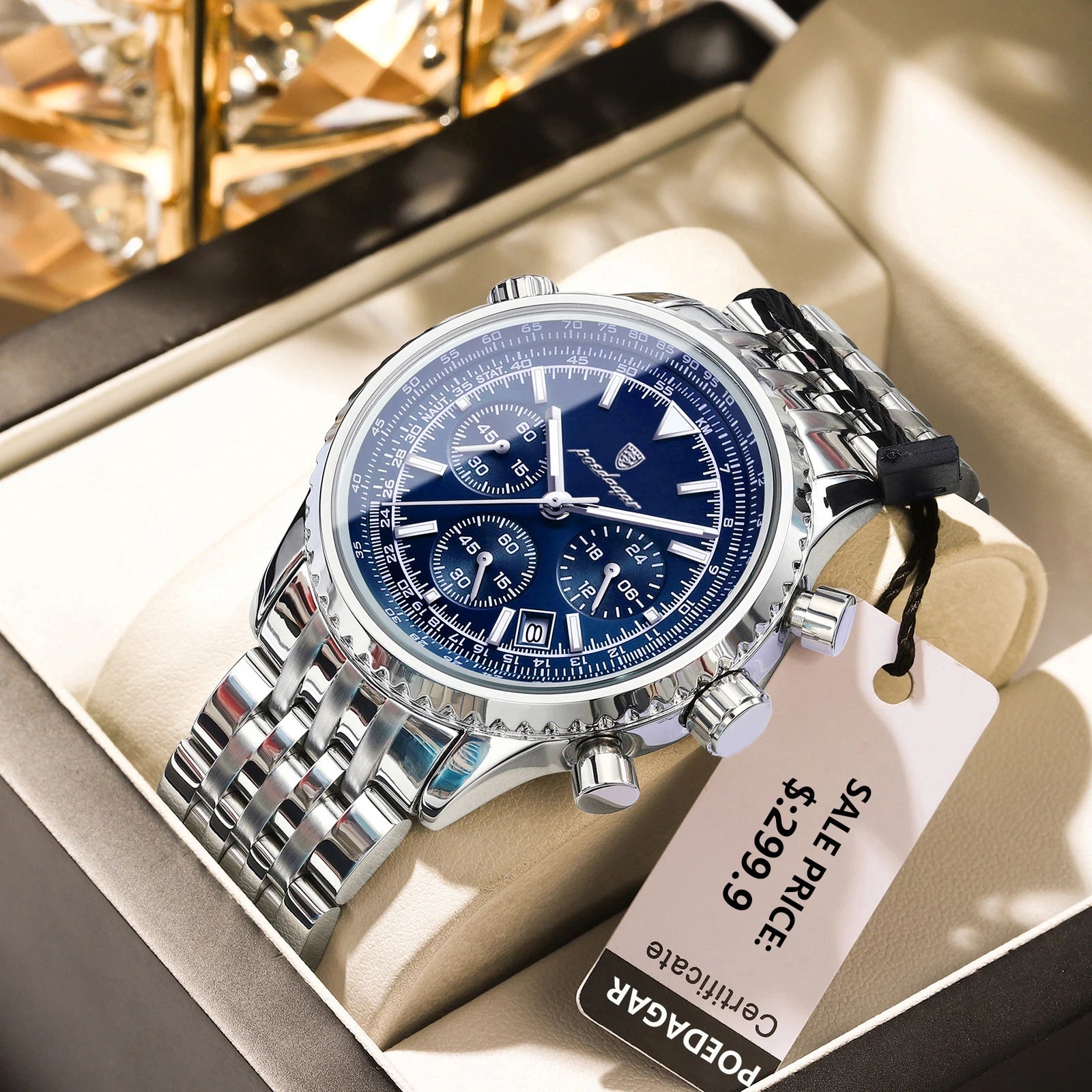 Poedagar™ - Luxe chronograaf